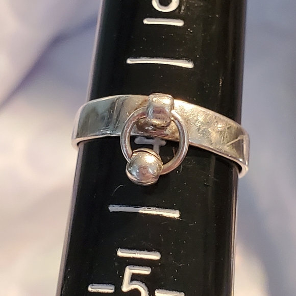 925 Silver Dolphin and Fidget Adjustable Toe Rings or Midi Rings Vintage… - Picture 10 of 14